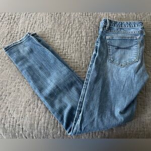 GAP Always Skinny Blue Jeans Faded Lighter Medium Wash Denim Size 10/30 Cotton